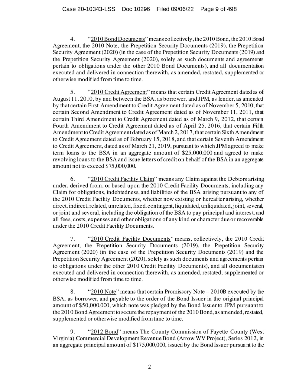 Third Modified Fifth Amended Chapter 11 Plan of Reorganization for Boy ...
